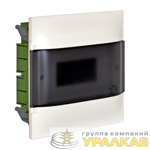 Щиток пластиковый встраиваемый Practibox S 1х8 дым. дверь Leg 