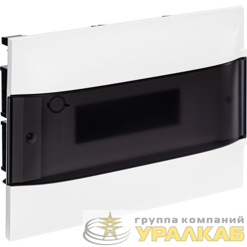 Щиток пластиковый встраиваемый Practibox S 1х12 дым. дверь Leg 