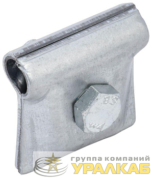 Зажим соединительный круглого проводника 6-12мм оцинк. сталь IEK 