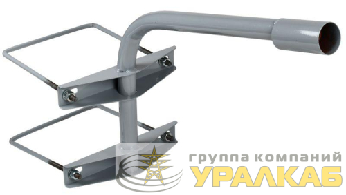 Кронштейн КНО-2 d48 L500 на опору 2 хомута сер. IEK 