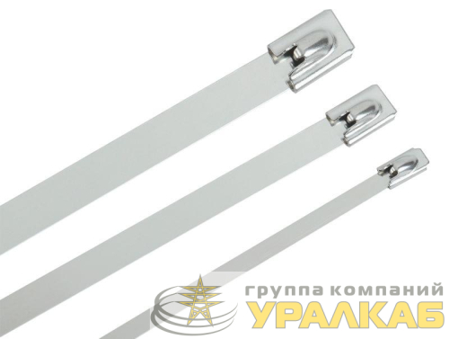Хомут стальной ХСт 7.9х500мм (уп.100шт) IEK 
