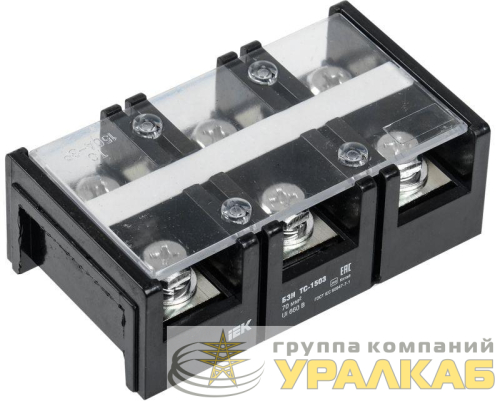 Блок зажимов БЗН ТС-1503 70кв.мм 150A 3 пары IEK 