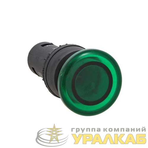 Кнопка SW2C-MD гриб зел. 24В EKF 