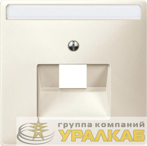 Плата центр.1-м для мех. RJ45 Merten беж. SchE 