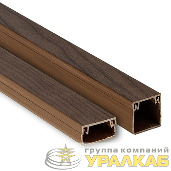 Кабель-канал 40х16 L2000 пластик Plast темн. дер. EKF 