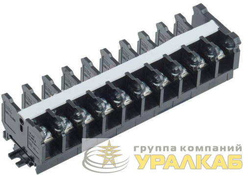 Блок зажимов БЗН TK-060 10кв.мм 60А на DIN-рейку 10 пар IEK 