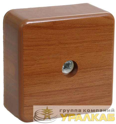 Коробка распаячная ОП КМ 50х50х20 дуб IEK 