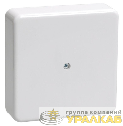Коробка распаячная ОП КМ 100х100х29 бел. IEK 