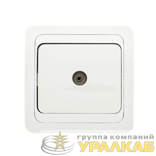 Розетка TV 1-м СП Лондон 750м бел. EKF 