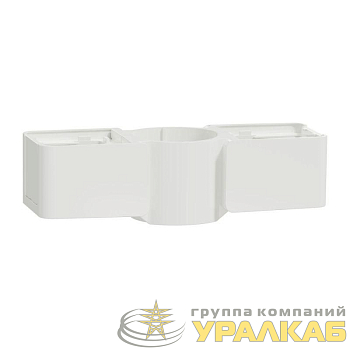 Заглушка блока Unica System+ двойная для колонн/мини-колонн бел. SchE 