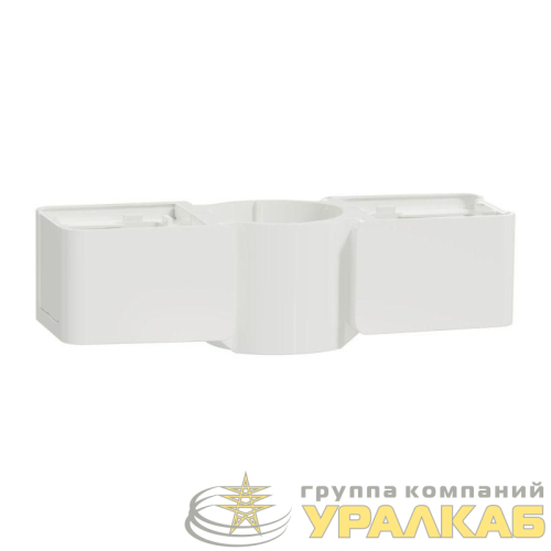Заглушка блока Unica System+ двойная для колонн/мини-колонн бел. SchE 