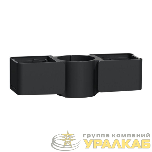 Заглушка блока Unica System+ двойная для колонн/мини-колонн антрацит SchE 