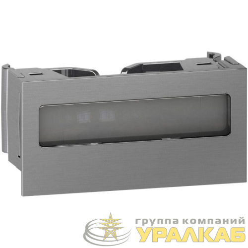 Держатель этикетки Unica System+ металлик SchE 