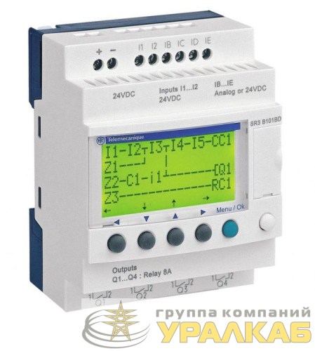 Реле ZELIO LOGIC 6ВХ/4ВЫХ 24В SchE 