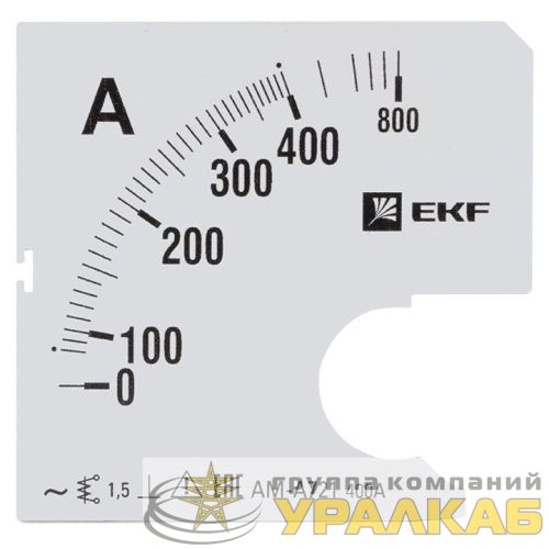 Шкала сменная для A721 400/5А-1.5 PROxima EKF 