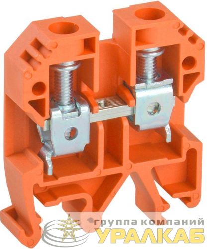 Клемма винтовая КВИ-10кв.мм оранж. IEK 