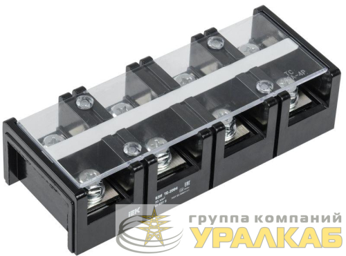 Блок зажимов БЗН ТС-2004 95кв.мм 200A 4 пары IEK 