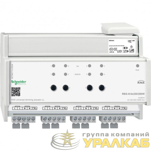 Диммер универсальный LED REG 4х230 250Вт SchE 