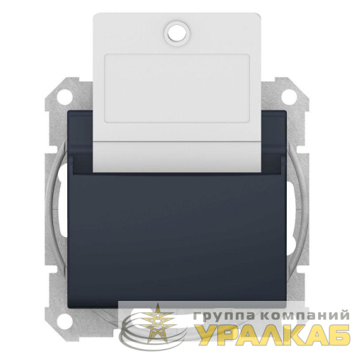 Выключатель карточный 1-кл. СП Sedna 10А IP20 250В графит SchE 