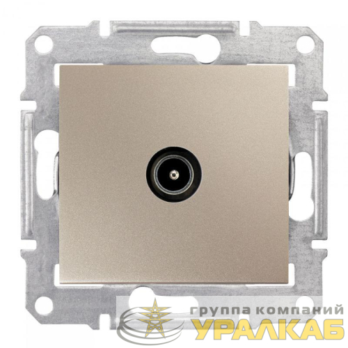 Коннектор TV Sedna оконечн. титан SchE 