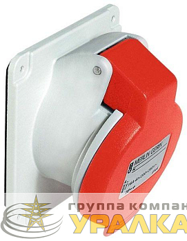 Розетка СП угл. 32А 380В 3P+N+E винт. клеммы IP44 SchE 