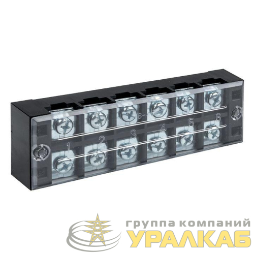 Терминал клеммный TB-4506 до 4.5кв.мм 45А 6 клеммных пар EKF 