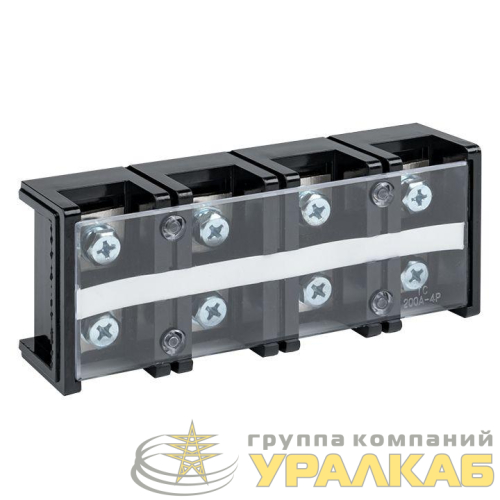 Терминал клеммный TC-2004 до 95кв.мм 200А 4 клеммные пары EKF 