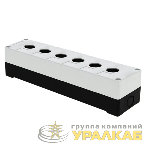 Корпус КП106 6 кнопок бел. EKF 