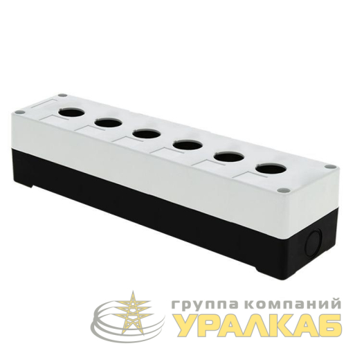Корпус КП106 6 кнопок бел. EKF 