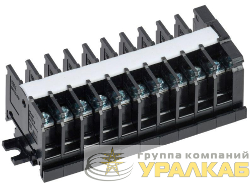 Блок зажимов БЗН TK-010 1.5кв.мм 10А на DIN-рейку 10 пар IEK 