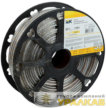 Лента светодиодная LED LSR-2835WW60-4.8-IP67-220В (уп.50м) IEK 