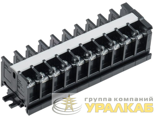 Блок зажимов БЗН TK-030 4кв.мм 30А на DIN-рейку 10 пар IEK 