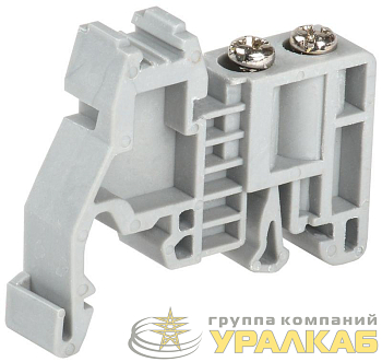 Стопор концевой (ограничитель с маркировкой) на DIN-рейку IEK 