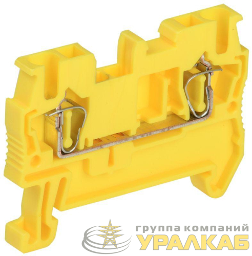 Клемма пружинная КПИ 2в-2.5 31А желт. IEK 