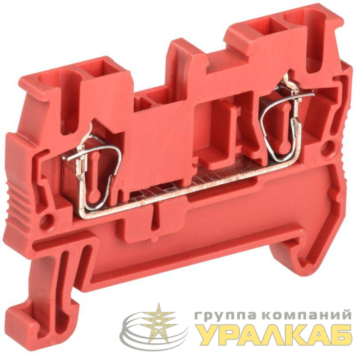 Клемма пружинная КПИ 2в-2.5 31А красн. IEK 