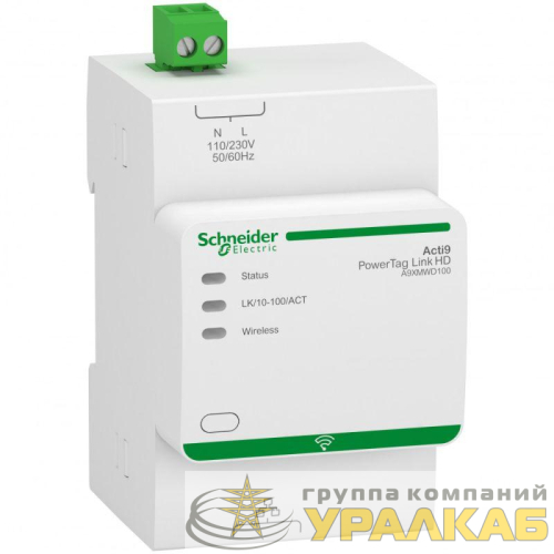 Интерфейс Ethernet (Modbus TCP/IP) до 100 беспроводных датчиков SchE 