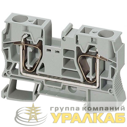 Клеммник пружинный проходной распред. 16кв.мм 2 точки подкл. SchE 