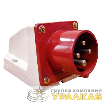 Вилка стационарная 514 16А 3P+PE 380В IP44 EKF 