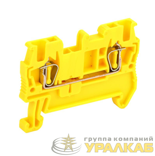 Клемма пружинная КПИ 2в-1.5 17.5А желт. IEK 