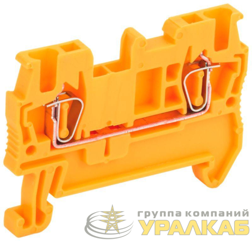 Клемма пружинная КПИ 2в-1.5 17.5А оранж. IEK 