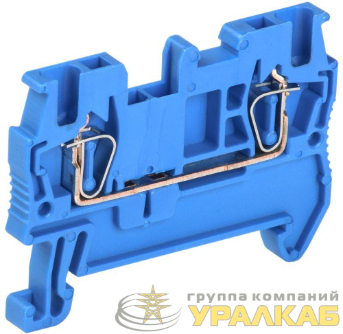 Клемма пружинная КПИ 2в-1.5 17.5А син. IEK 