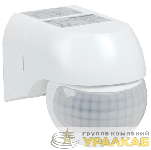 Датчик движения ДД 015 800Вт угол обз. 180град. 12м IP44 бел. IEK 