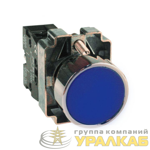 Кнопка BA61 син. NO EKF 