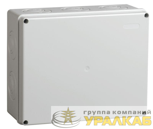 Коробка распаячная ОП 240х195х90 IP55 КМ41272 RAL7035 IEK 
