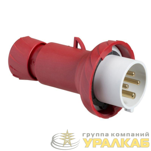 Вилка кабельная 32А 3P+E винт. IP67 SchE 