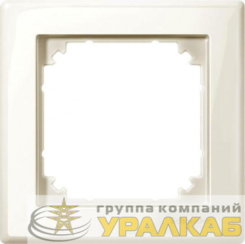 Рамка 1-м Merten беж. SchE 