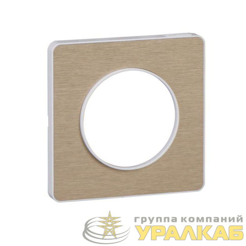 Рамка 1-м Odace бронза SchE 