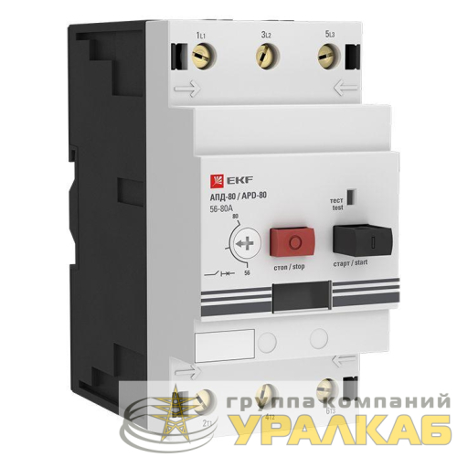 Выключатель автоматический для защиты двигателя АПД-80 56-80А EKF 