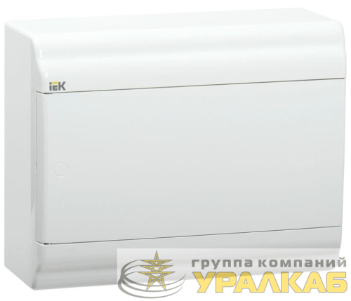 Бокс ЩРН-П-9 мод. навесной пластик IP41 PRIME бел. дверь IEK 