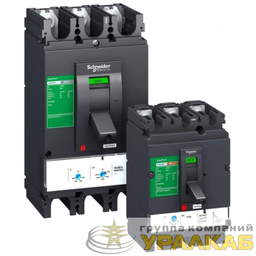 Выключатель автоматический 3п 400А 36кА Compact CVS400F SchE 